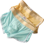 4 Pack Men's Ultra-Thin Breathable Solid Color Separated Pouch Smooth Trunks