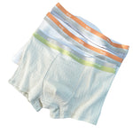 4 Pack Men's Soft-Touch Cotton Antibacterial All-Season Daily Stretch Luxury Trunks