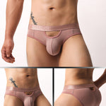 4 Pack Men's Sexy Striped Design Day-Long Comfort Soft-Touch Waistband Bikini