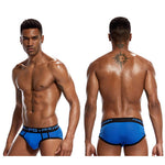 3 Pack Men's Sporty Cut Breathable Mesh Solid Color Seamless Briefs