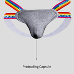 3-pack Men's Rainbow Cotton Thong
