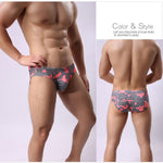 2 Pack Men's Camo Print U-Pouch Briefs