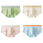 3 Pack Men's Baby Cotton High-Stretch Skin-Friendly Breathable Briefs