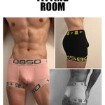 2 Pack Men's Ultra-Soft High-Stretch Cotton Shaping Trunks