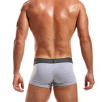 3 Pack Men's Solid Color Odor-Resistant Soft Supportive Pouch Trunks