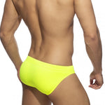 Men’s Solid Color Swim Briefs with Removable Pad
