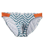 Men’s Zig Zag Swim Bikini with Removable Pad