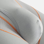 2 Pack Men's Nylon Breathable Sports Anti-Chafing Casual Business Boxer Briefs