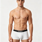 2 Pack Men's Sweat-Wicking Solid U-Pouch Breathable Trunks