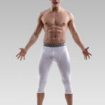 2 Pack Men's Anti-Chafing Workout Quick-Dry & Breathable Activewear Tights