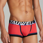 3 Pack Men's Low-Rise Premium Cotton Seamless Comfort Stretch Fit Trunks