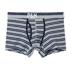 2 Pack European Luxury Brand Personalized Striped Men's Underwear