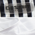 Men's Stripe Drawstring Swim Board Shorts