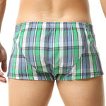 2 Pack Men's Cotton Mixed Tartan Lounge Shorts