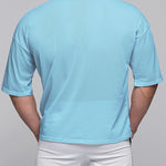 Men's Stretchy Breathable Mesh Short-Sleeve Shirt Sports Running Casual Top T-Shirt