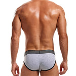 Men’s Spliced Color Pouch Briefs