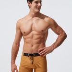 Men's Moisture-Wicking Lining Sporty Cut Stay-Put Fit Swim Shorts & Trunks