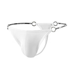 2 Pack Men's Suspenders Design U-Pouch & Low-Rise Thongs