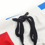 Men's Spliced Color Swim Briefs with Sponge Mats