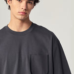 Men's Minimalist U-Shape Pocket Design T-Shirt