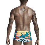 Men's Trendy Lightweight Seamless Comfort Odor-Control Swim Trunks