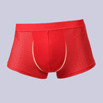 4 Pack Men’s Breathable Mesh Trunks with Antibacterial Fabric