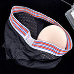 2 Pack Men's Breathable Mesh Butt-Lifting 3D Enhancing Design Seamless Shapewear
