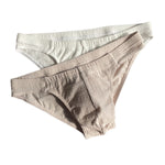 3 Pack Men's Solid Color Minimalist Style Breathable Cotton Briefs