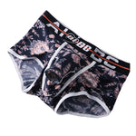 2 Pack Men's Ventilated Gusset Easy-Access Fly Sexy Trunks