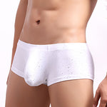 2-pack Men's Sexy Shiny Pouch Boxer Briefs