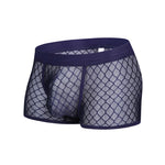 2 Pack Men's Sexy Transparent Mesh Trunks