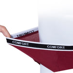 3 Pack Men's Soft and Breathable Solid Color Modal Briefs