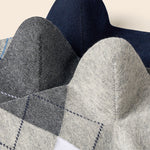5 Pack Men's Simple Textured Crew Socks