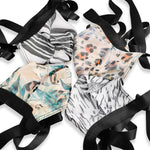 3 Pack Men's Leopard Print Ice Silk Mesh Jockstraps with 3D Pouch Breathable Support