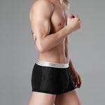 Men's Mesh Breathable Separate Pouch Skin-Friendly Trunks