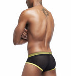 2 Pack Men's Breathable Mesh Luminous U-Pouch Briefs