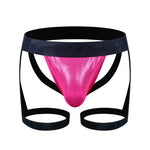 Men's Second-Skin Feel Adjustable Skin-Friendly Chafe-Free Design Shoulder Strap & Jockstrap