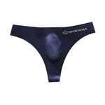 4-pack Men's Sexy Solid Color Letter Seamless Thong
