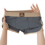 4 Pack Men's Odor-Control Comfy Waistband Skin-Friendly Boxer Briefs