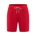 Men's Solid Quick-Dry Built-in Breathable Mesh Liner Travel-Friendly Sporty Board Shorts
