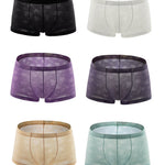 4 Pack Men’s Sexy Heart Mesh Trunks