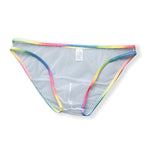 3-pack Men's Ultra-sheer Rainbow-edge Mesh Briefs