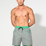 Men's Lightweight Moisture-Wicking Checkered Board Shorts