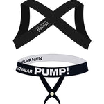 Men's Athletic High-Stretch Compression Active Set with Breathable Support Design