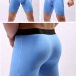 2 Pack Men's Compression Athletic Boxer Briefs