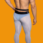 Men's Low-Rise Breathable Silk-Like Semi-Transparent Tights