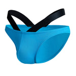 3-pack Men's Double-layer Pouch V-neck Double-waist Bikini