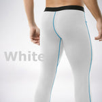 2-pack Men's Large Size High Elastic U-shaped Convex Pocket Warm Cropped Trousers
