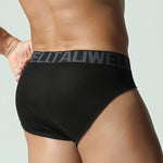 2 Pack Men's Ultra-Soft Cotton Mid-Rise Sporty Cut Seamless Comfort Bikini