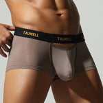 2 Pack Men's Soft Touch Mid-Rise Cooling Minimalist Design Trunks